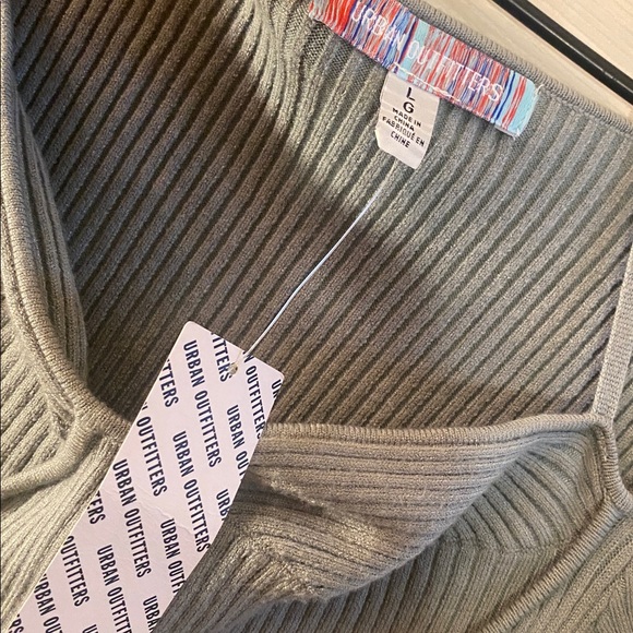 Urban Outfitters Sage Green Long Sleeve Sweater Dress NWTs - Picture 12 of 14